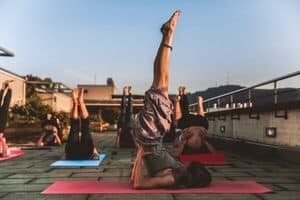 Rooftop yoga retraite