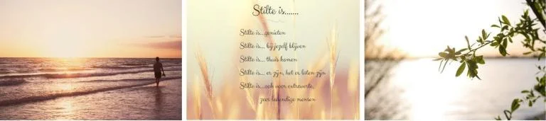 Stilte retraite - foto van stilte is