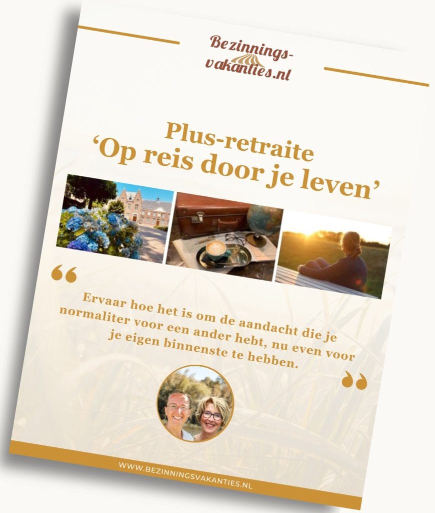 Retraitebrochure - Plus-retraite 'Op reis door je leven' - Cover