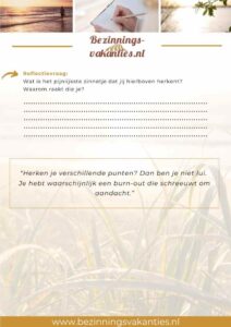 GRATIS: online bezinningsworkshop Mini workshop 'Wat wil de burn-out jou vertellen_' (3)