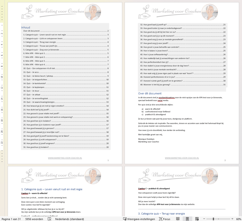 Stap 3: Voorbeeldteksten Social Media Posts